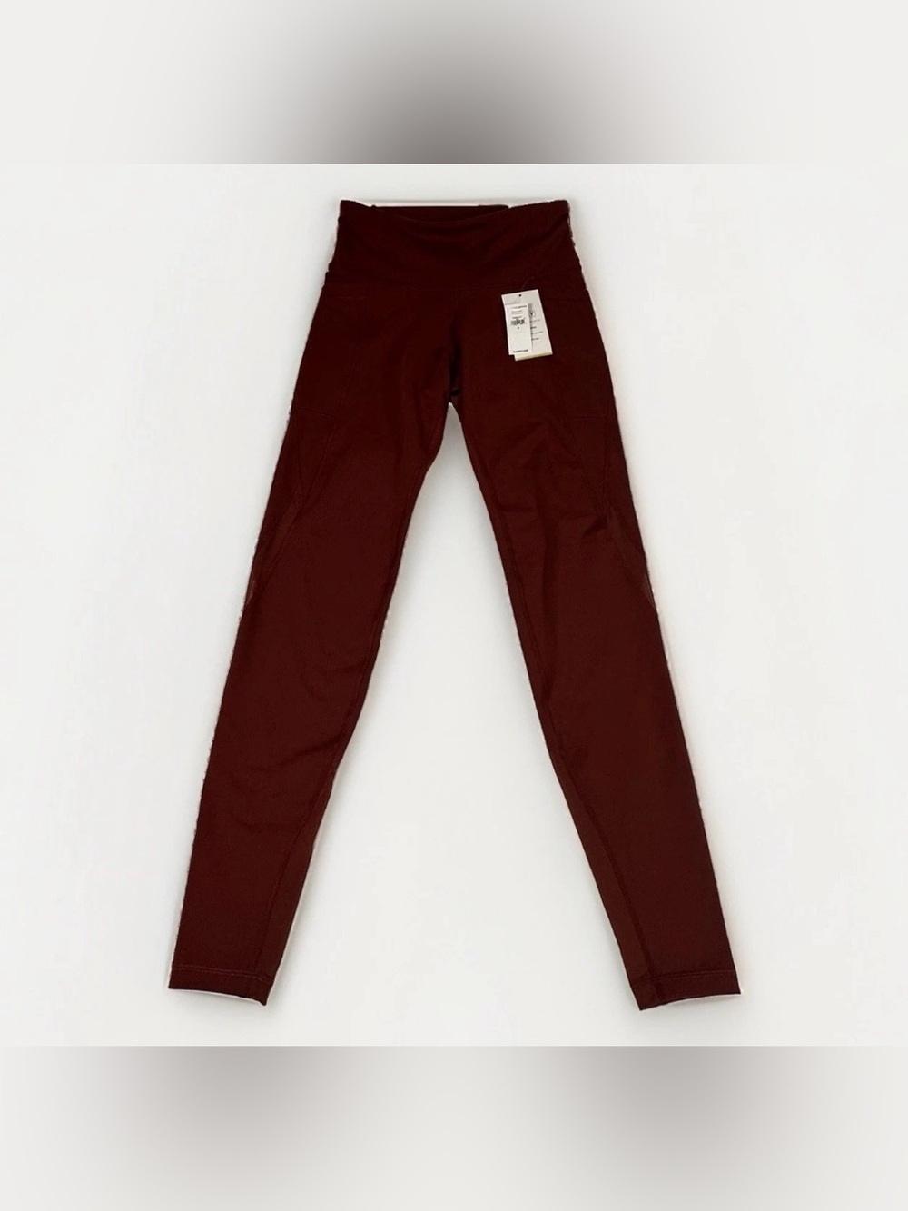 Old Navy Active Elevate Leggings Womens S Burgundy High Rise 7/8 Go-Dry NWT